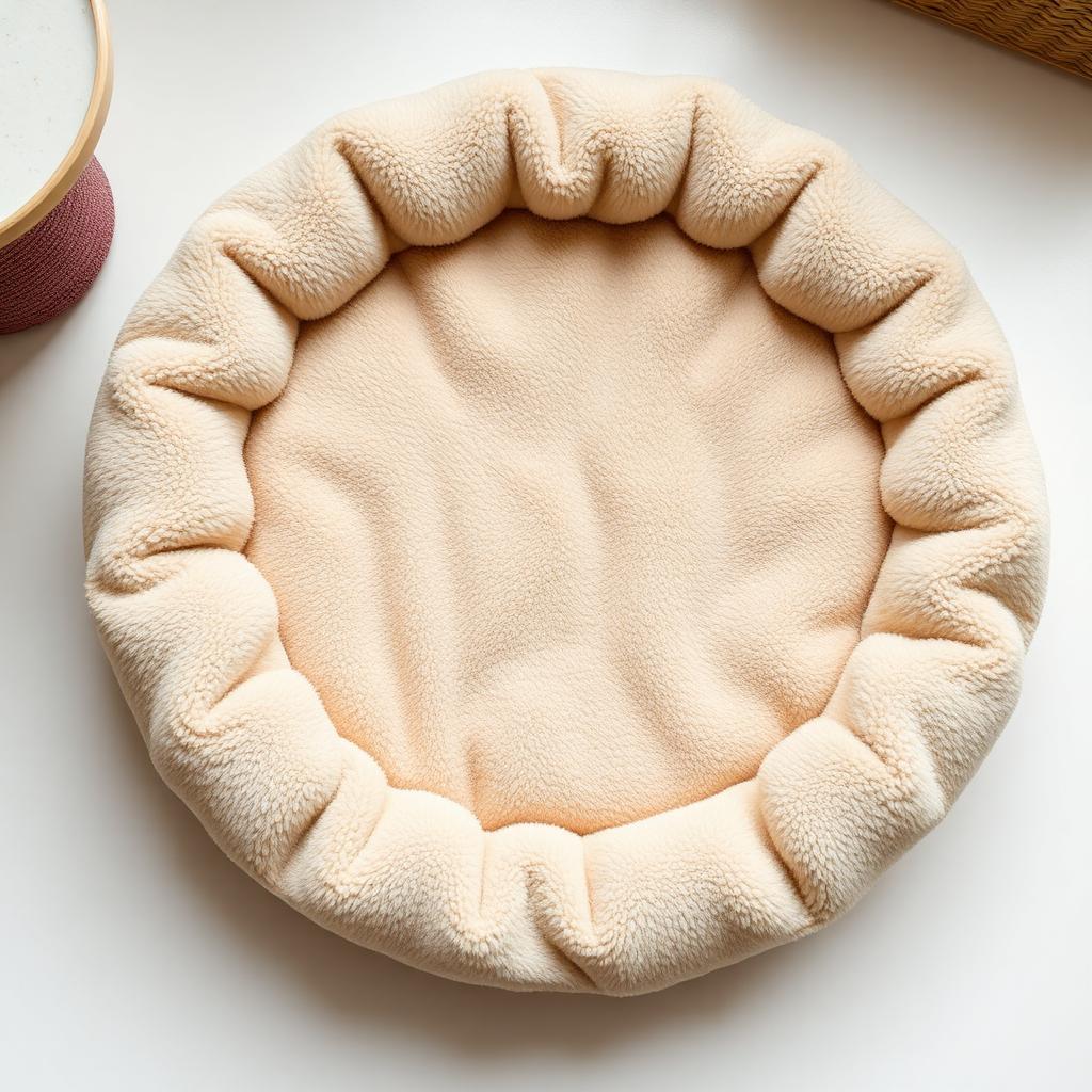 The Cloud dog bed in Cream